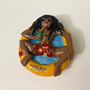 A Gift Corp Ocho Rios Jamaica 3D Resin Magnet Tropical Vacation Decor